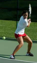 Freshman Alba Berdala won the Western Michigan Invitational Flight