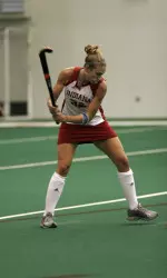 Junior Morgan Miller scored her third goal of the season in IU's 6-0 win over Lindenwood.