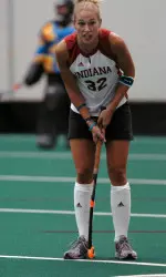 Junior Morgan Miller recorded her first goal of 2005 and the Hoosiers' second against Wake Forest.