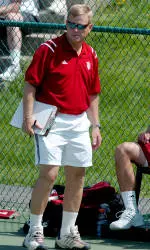 Head coach Ken Hydinger's Hoosiers are ranked 60th in the first Intercollegiate Tennis Association poll of the year.