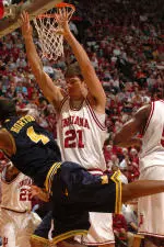 Freshman center Ben Allen made his first career start in the Hoosiers' 62-60 victory over No. 7/5 Illinois.