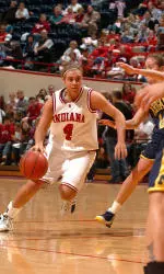 Nikki Smith scored 13 points in the Hoosiers' win over Michigan on Sunday.
