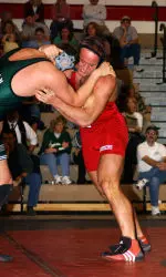 Sophomore Dave Herman has accumulated a 23-7 overall record and is 2-0 in Big Ten matches.