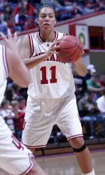 Freshman forward Whitney Thomas corralled a game-high 12 rebounds in the Hoosiers' 63-48 victory over Illinois on Jan. 26.
