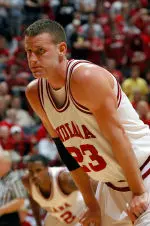 Fifth-year senior forward Sean Kline equalled his career high with two block shots against Iowa.
