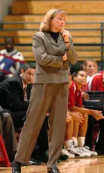 Head coach Sharon Versyp will face her alma-mater No. 14/14 Purdue on Thursday, Jan. 5 at 7 p.m.