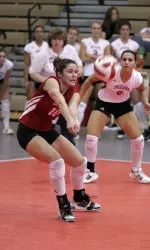 Senior Sara Diehl is currently 14th on the all-time digs list in IU Volleyball history.