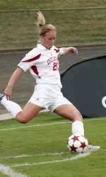 Ali Brown played her final regular-season game at Armstrong Stadium on Sunday, Oct. 15.