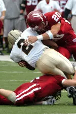 Redshirt freshman safety Austin Thomas matched a career-high with 11 tackles against No. 15/13 Iowa on Oct. 14.