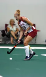 Senior back Morgan Miller led the Hoosiers with two shots against Michigan State on Oct. 21.