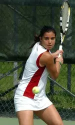 Sophomore Alba Berdala defeated one of Notre Dame's top recruits.
