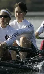 Valerious rowed stroke as the Hoosiers were 28th in their race at the Head of the Charles.