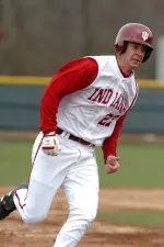 Senior infielder Michael Nilles hit .375 with a home run in the Cream and Crimson series.
