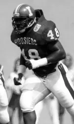 Alfonzo Thurman made a key interception in the Hoosiers' 10-0 shutout of Michigan State on Oct. 30, 1993. It was IU's third shutout of the season and second in a row.