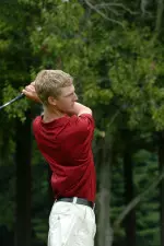Sophomore Drew Allenspach leads the Hoosiers after shooting a 75 in the first round of The Landfall Tradition.