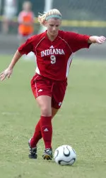 Lauren Lamping and the Hoosiers face Evansville in a non-conference match on Wednesday night.