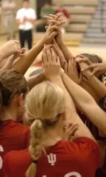 The Indiana volleyball team will travel to Iowa for a Big Ten contest on Oct. 6.
