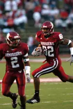 Sophomore wide receiver James Hardy caught 10 passes for 118 yards and two scores against Illinois last season.