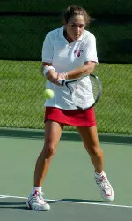 Sophomore Stephanie Heller had two wins at the Hoosier Classic.