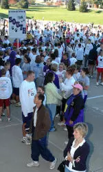 Thousands of members of the Bloomington community came out to support the loomington Hospital Olcott Center for Cancer Education at the Seventh Annual Hoosiers Outrun Cancer event.