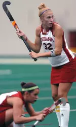 Senior captain Morgan Miller and the Hoosiers are on pace to claim the program's first Big Ten title this season.