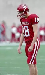 Sophomore kicker Austin Starr put the Hoosiers' only points on the board with a 39-yard, second quarter field goal against No. 2/2 Michigan on Nov. 11.