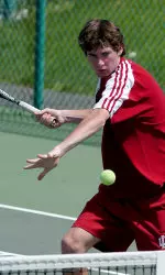Junior Dara McLoughin is one of two players in the semifinals of the Big Ten Singles Championship.