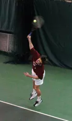 Senior David Bubenicek reached the finals of the Big Ten Singles Championships.