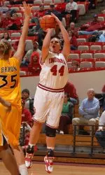 Senior Carrie Smith scored 10 points in the first half in IU's win over Valparaiso on Nov. 15