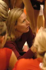 Katie Weismiller spent 14 years at the helm of the Indiana volleyball program.