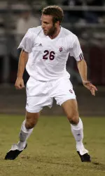 Sophomore Ian Clair saw action earlier this season against IUPUI.