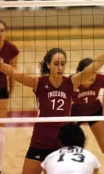 Annie Moddrell and the Hoosiers will host Michigan State and Michigan this weekend in University Gym.