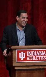 <i>Indiana head coach Kelvin Sampson</i>