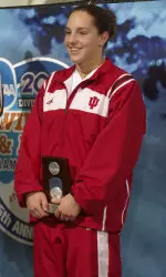 Christina Loukas is one of 26 swimmers and divers to earn Academic All-Big Ten this year.