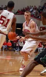 Lance Stemler led the Hoosiers in scoring in November.