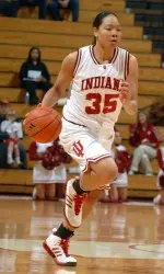 Sophomore Kim Roberson scored 12 points in the Hoosiers win over Notre Dame on Dec. 3.