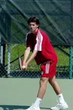 Dmytro Ishtuganov earned the Hoosiers' only point of the match against highly-ranked Lousiville.