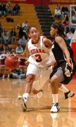 Cyndi Valentin scored 25 point in the Hoosiers stunning 63-61 overtime win against Big Ten rival Purdue.