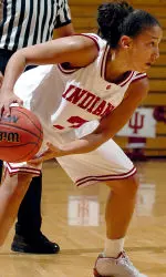 Senior guard Cyndi Valentin earned IU Athlete of the Week for the second consecutive week.