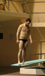 Sophomore Taylor Roberts bettered the school record and became the first IU diver to notch over 400 points in six dives in the prelims of the three-meter springboard.