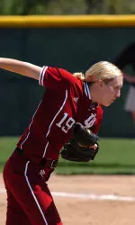 Senior Megan Roark fanned six, but the Hoosiers fell short in 1-0 loss to Kent State.