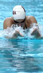 Cihoski sets meet record with 100 back win at Virginia Senior State.
