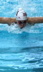 Stockwell won the 200 breast title at Indiana Senior State.