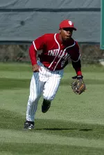 Center fielder Reggie Watson extended his hitting streak to eight games against UIC.