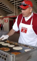 Join second-year head coach Terry Hoeppner at the annual Pancakes 'n' Pigskins Scrimmage on April 8.