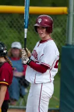 Junior center fielder Kim Richards blasted her first career grand slam in the Hoosiers 9-2 routing of the Flames in the second game of the doubleheader.
