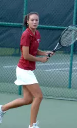 Junior Laura McGaffigan topped her first ranked opponent of the season against No. 6 North Carolina.