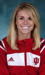 Senior Larra Overton was a consistent performer for indoor track and field, running in three different events.