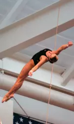 Heather Chapman placed fourth in platform qualifying.