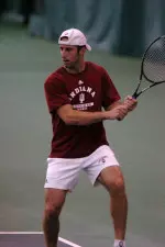 Senior Neil Kenner won his ninth straight match at the No. 4 singles position in straight sets against Michigan.